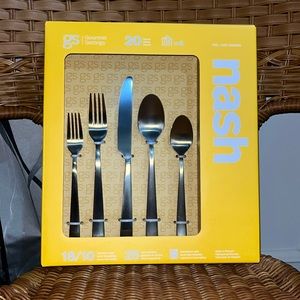 fern Gourmet Premium Stainless Steel 20-Piece Dinner Flatware Serve 4 NIB
